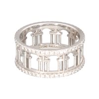 Vicenza - Piazzetta Palladio 2 - Anello Loving Palladio  2D in Oro bianco Diamante 0.85 Ct 20B-D-13 SERLIANA - 20B-D-13 SERLIANA